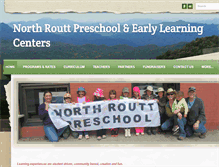 Tablet Screenshot of northrouttpreschool.com